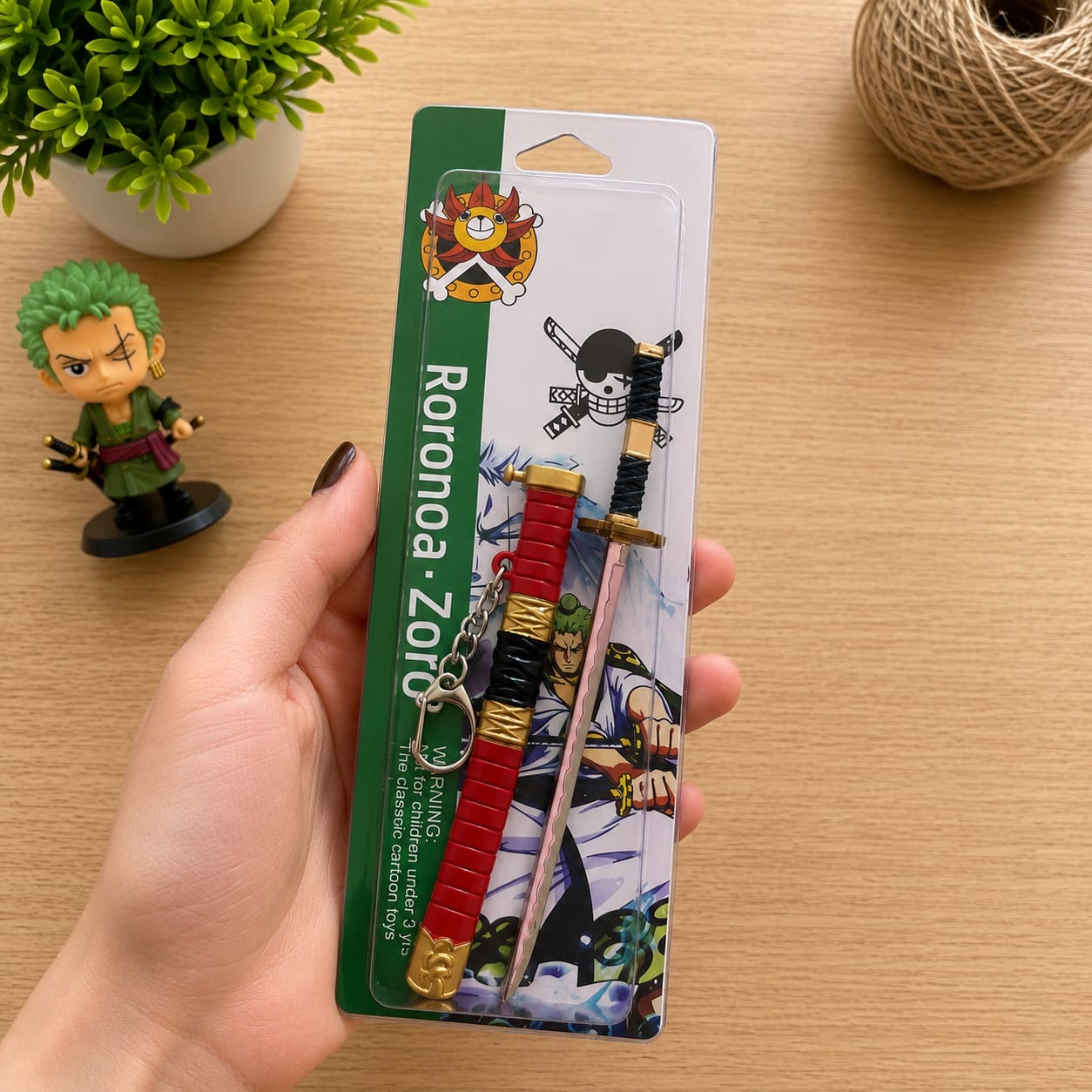 Zoro's katana (pop up keychain),red black