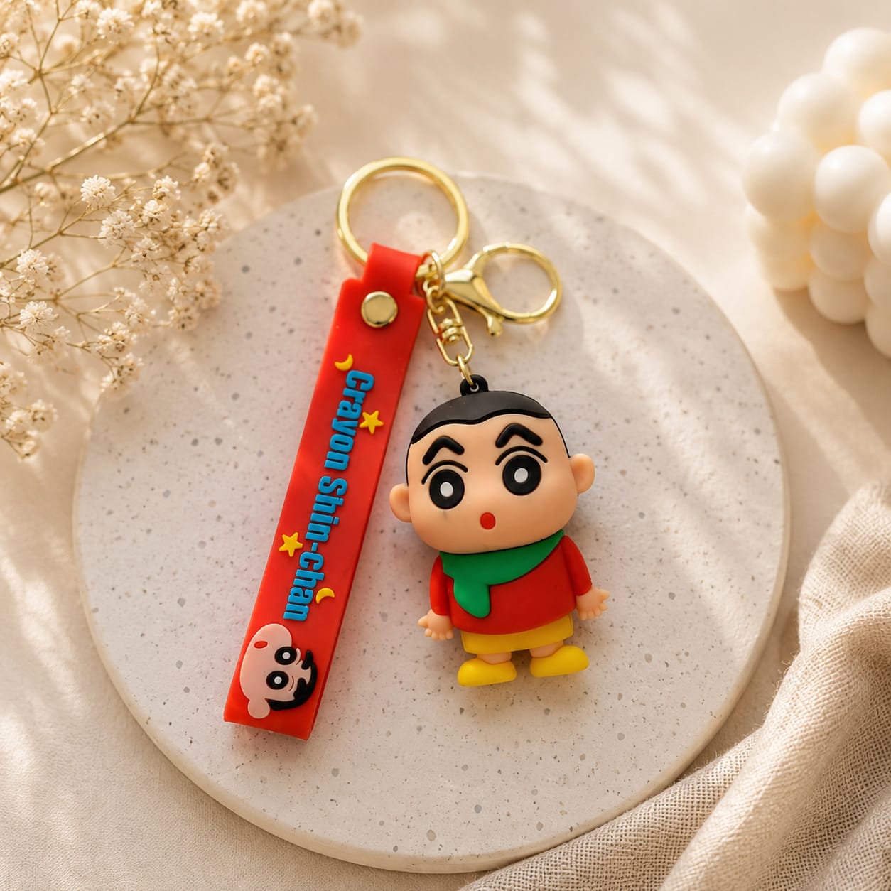 Shinchan Classic Silicon Keychain